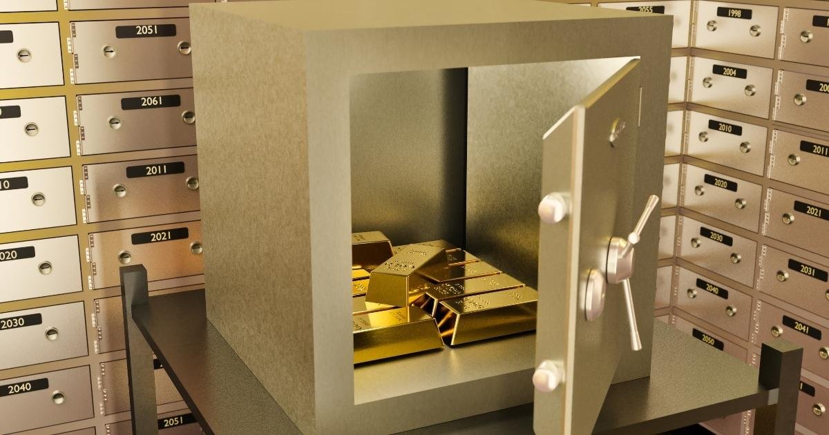 simpan emas di bank atau safety box