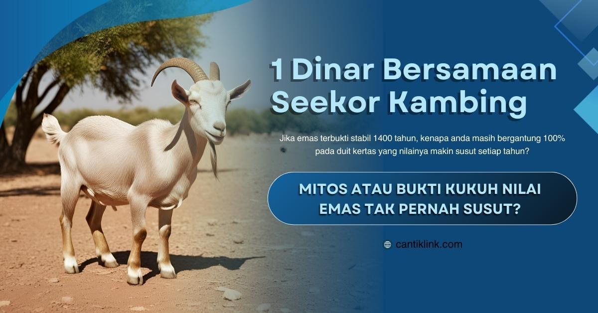 1 Dinar Bersamaan Seekor Kambing: Mitos atau Bukti Kukuh Nilai Emas Tak Pernah Susut?