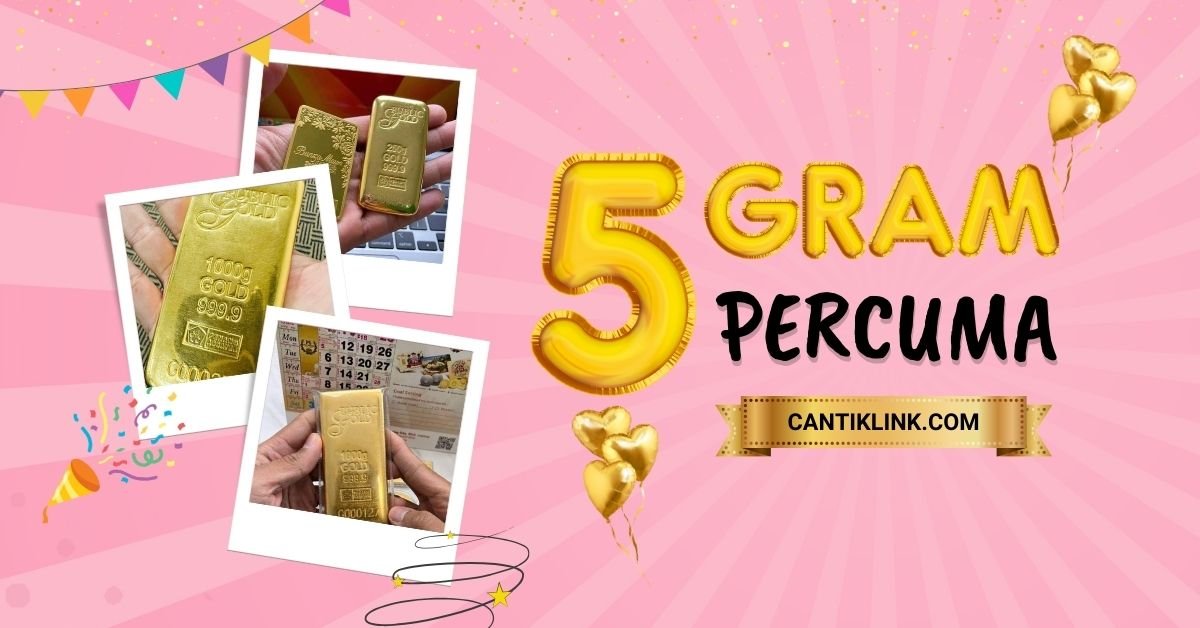 percuma 5 Gram Emas Ganjaran Eksklusif untuk Pelabur Emas 1 Kilogram