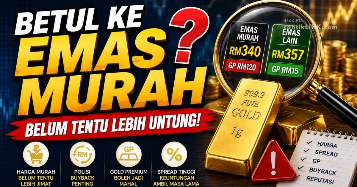 Betul Ke Emas Murah Belum Tentu Lebih Untung